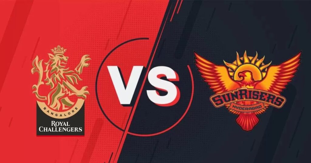 royal challengers bangalore vs sunrisers hyderabad stats