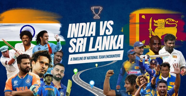 sri lanka national cricket team vs india national cricket team timeline